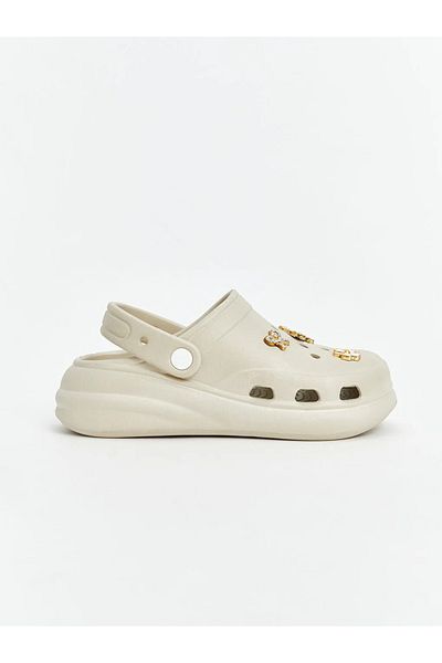 LC Waikiki Beige Printed Women's Beach Sandals