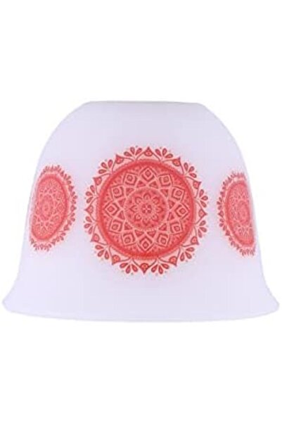 ALSAIF Set Of 12 Bonk Java Cups By Al-saif, Large, Red Color, Porcelain