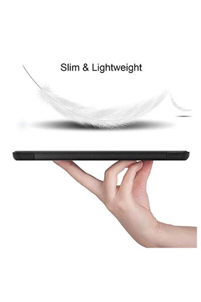 Max&Max حافظة ماكس آند ماكس مع واقي شاشة أسود لجهاز سامسونج جالاكسي تاب A9 بلس