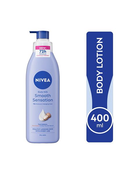 NIVEA Shea Smooth Body Lotion Shea Butter Dry Skin 400 ml