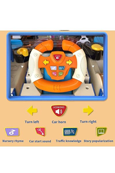 Yelajoy Multifunctional transformable bus toy,two modes,with tracks,crane arms and lights,adjustable,blue