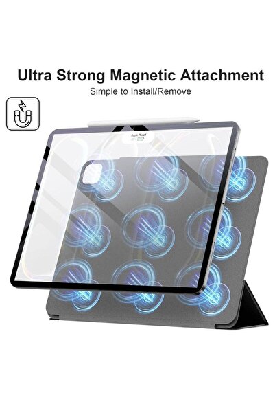 Max&Max حافظة ماكس آند ماكس لجهاز آيباد برو 13 بوصة 2024، أسود MXIPDP13C