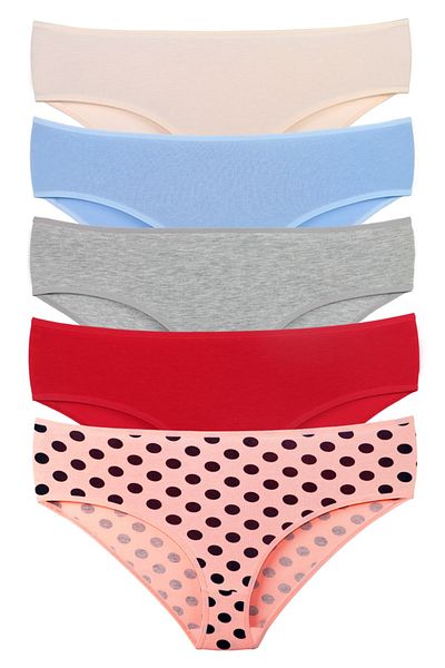 ALATURKA İÇ GİYİM Alaturka Women's Bato Wide Mold Mixed Colors 5 Pack