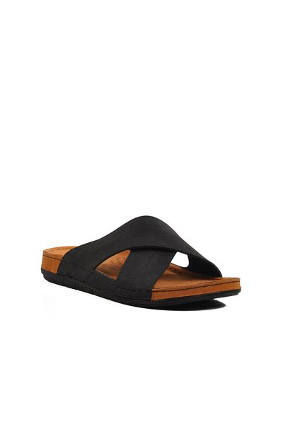 AYAKMOD Black Anatomical Men's Slippers Bento m