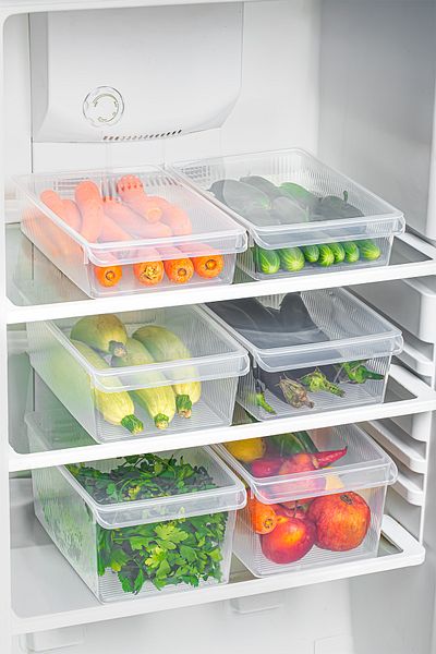 Porsima 3-Door Cabinet and Refrigerator Organizer, Bathroom and Kitchen Organizer