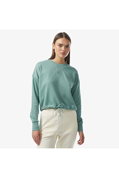 Converse Chuck Taylor Embro Crew Kadın Turkuaz Sweatshirt