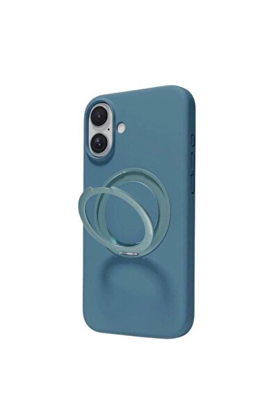 Max&Max غطاء سيليكون سائل دوار 360 درجة مع ماج سيف من ماكس آند ماكس لهاتف آيف...