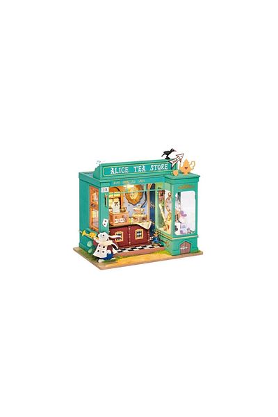 Rolife 3D Puzzle Mini House DIY Alice's Tea Store, Rolife, 136 pieces