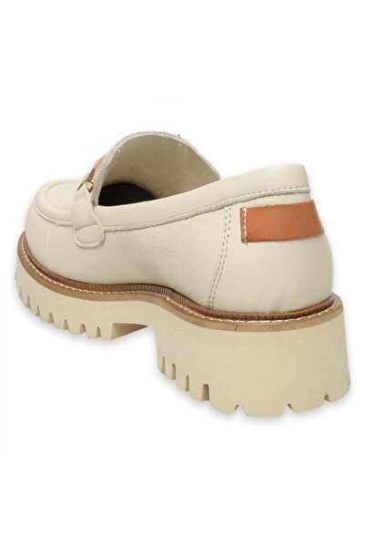 Mammamia D25ya-3695 Kadın Deri Loafer Ayakkabı