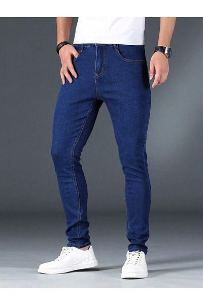 WKM Men's Casual Regular Waist Jean Jeans