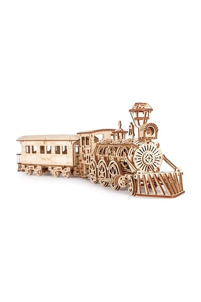 Wood Trick Mechanical 3D puzzle, Locomotive R17, WT, wood, 405 pieces