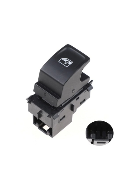 otobalcı Seat Leon Cam Açma Düğmesi Anahtarı Tekli 2013--2019 Beyaz Işıklı