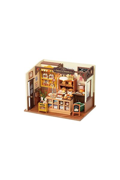 Rolife 3D Puzzle, DIY Mini House, Becka's Bakery, Rolife, 141 pieces