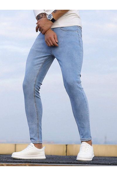 WKM Men's Casual Regular Waist Jean Jeans