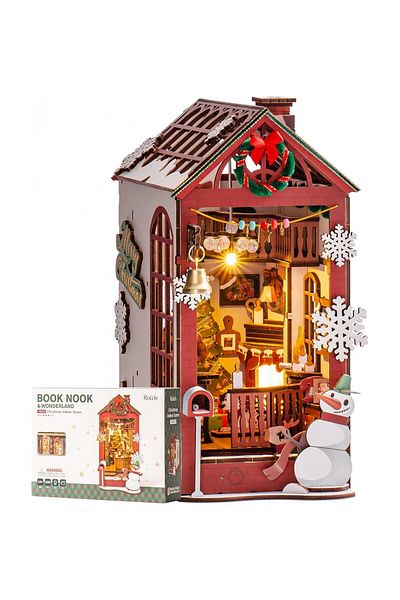 Rolife 3D Puzzle Book Spine Christmas Eve, RoLife, 289 pieces