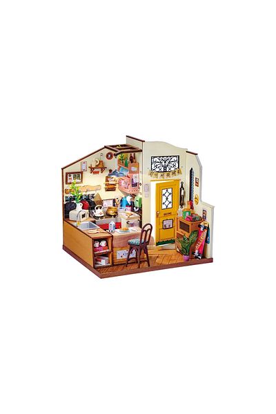 Rolife 3d Puzzle, Diy Mini House, Cozy Kitchen, , 196 Pieces
