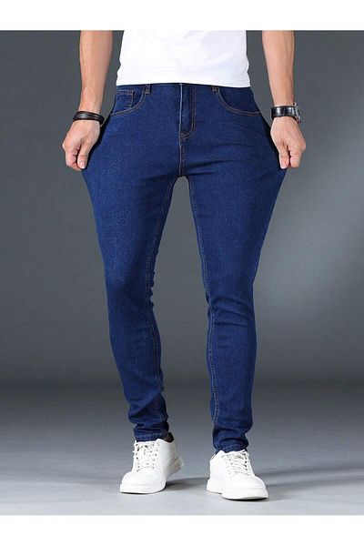 WKM Men's Casual Regular Waist Jean Jeans