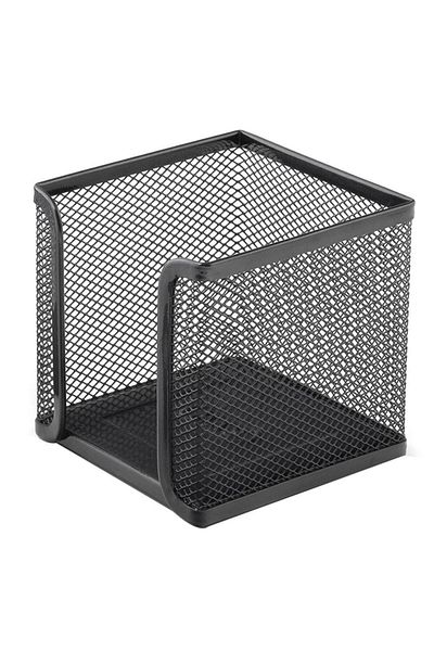 Mas 855 Perforated Cube Block Note Holder - Black