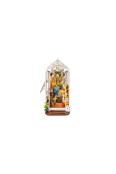 Rolife 3d Puzzle Diy Bookend Holiday Garden, , 176 Pieces