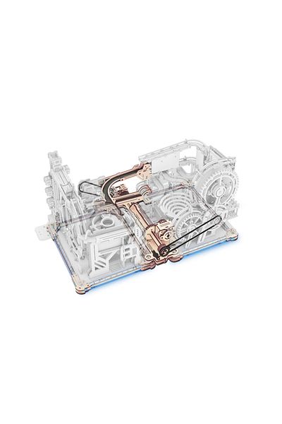 ROKR 3D Puzzle, Marble Night City/Spaceport Link System, ROKR, wood