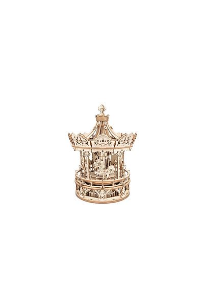 ROKR 3D Puzzle, Music Box, Romantic Carousel, ROKR, Wood, 337 pieces