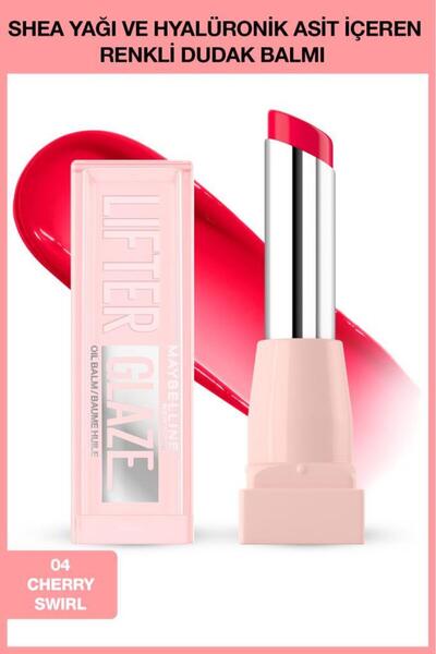 Maybelline New York Lifter Glaze Shea Yağı ve Hyalüronik Asit içeren Renkli D...