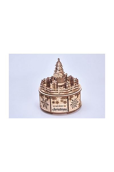 Wood Trick 3D mechanical puzzle, Gifts from Santa Claus, WT, wood, 92 pieces