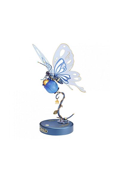 ROKR Mechanical 3D puzzle, Blue Flyer, ROKR, metal and plastic, 79 pieces