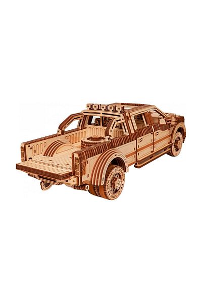 Wood Trick Mechanical 3D puzzle, Pickup Truck, WT, wood, 706 pieces