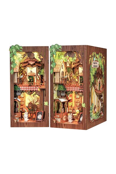 CUTEBEE 3D Puzzle, DIY Bookend, Squirrel Collector, Cutebee, 204 pieces