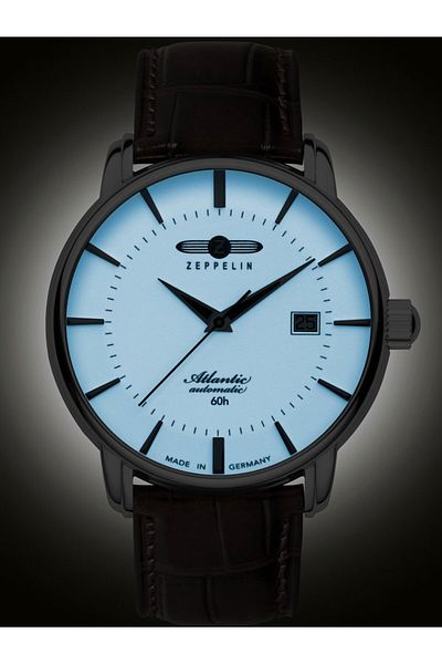 Zeppelin Mens Watch 8460-5, Automatic, 40mm, 5atm