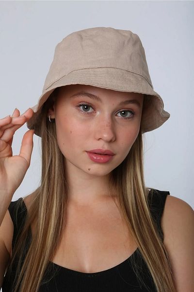 Remsa Mayo Cotton Bucket Hat Rş-110 Beige