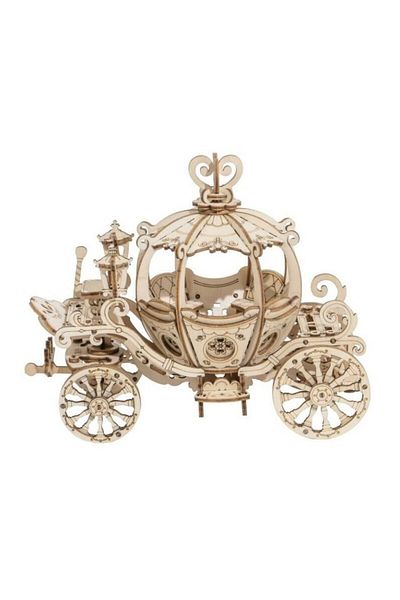 Rolife 3D Puzzle Cinderella's Carriage, RoLIfe, Wood, 182 Pieces