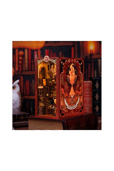 CUTEBEE Puzzle 3d, Cotor De Carte Diy, Flame Common Room, , 259 Piese