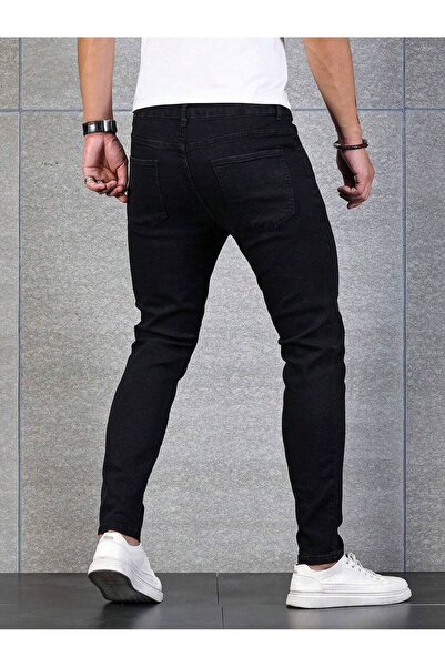 WKM Ανδρικό τζιν παντελόνι με κανονική μέση