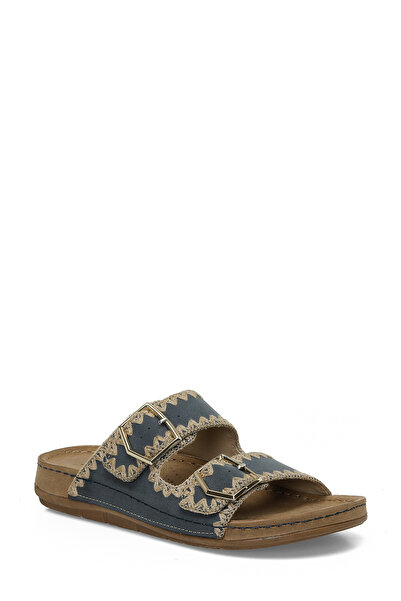 Polaris 166920.Z5FX Lacivert Kadın Terlik