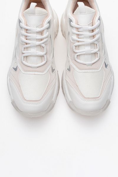 LuviShoes Pantofi sport de damă MELINA alb bej
