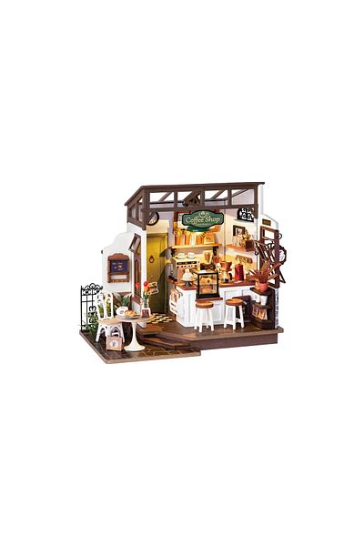 Rolife 3d Puzzle, Diy Mini House, Coffee Shop, , 183 Pieces