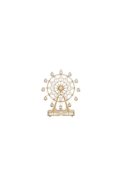ROKR 3D Puzzle, Music Box, Big Wheel, Wood, ROKR, 232 pieces