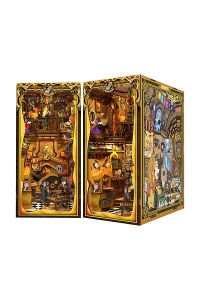 CUTEBEE 3D Puzzle, DIY Bookend, Fantastic Animal Common Room, Cutebee, 307 pieces