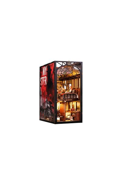 CUTEBEE Puzzle 3d, Cotor De Carte Diy, Detective Agency Train Mystery Case, , 338 Piese
