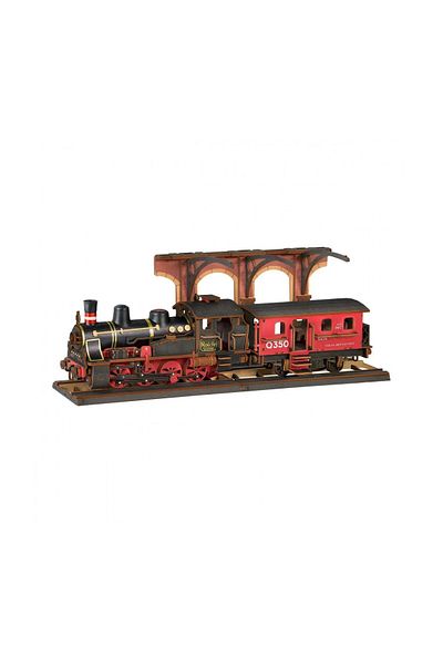 Rolife 3d Puzzle, Vintage Steam Train, , 405 Pieces