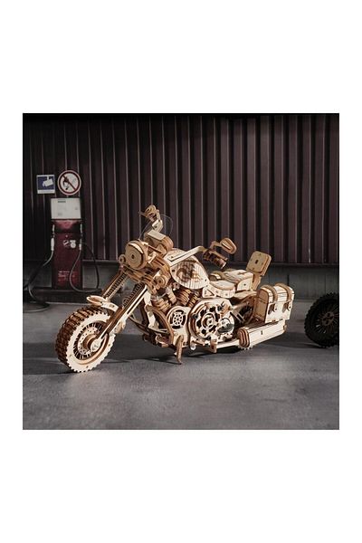 ROKR 3d Puzzle Cruiser Motorcycle, , Wood, 420 Pieces