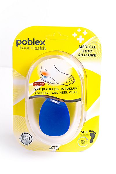 Poblex Adhesive Silicone Gel Heel - Men