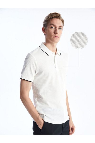 LC Waikiki Ανδρικό μπλουζάκι με κοντό μανίκι Polo λαιμόκοψη