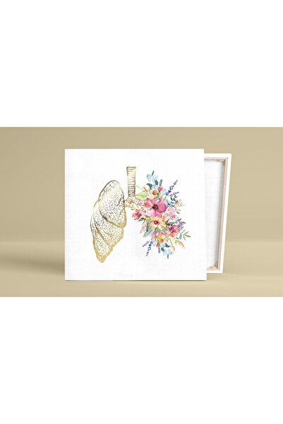 Prof Pictură pe pânză cu flori pulmonare, cadou decorativ