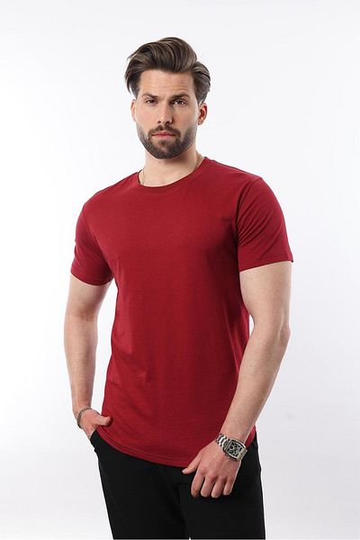 Madmext Ανδρικό μπλουζάκι Claret Red 4951