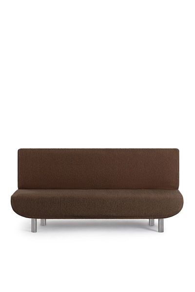 EYSA CONFECTIONES Elastic cover for 3-seater sofa without arms, Troya, C/7 Brown