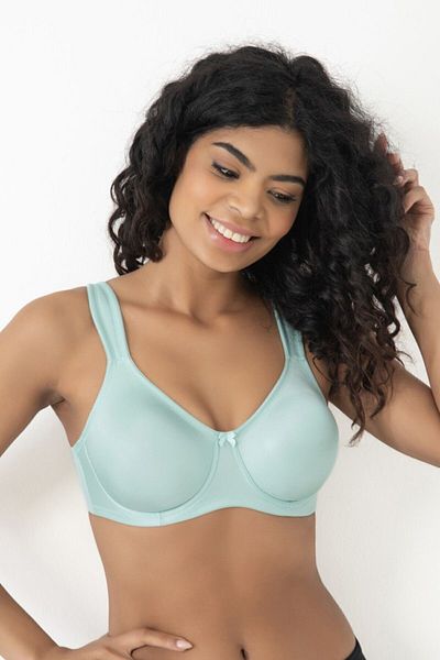 MOONLİGHT 2119 Модел Aqua Green Минимизиращ сутиен с банели