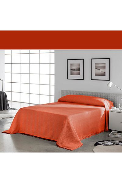 EYSA CONFECTIONES Pled universal din bumbac 180x260cm, Sugus, C9 Portocaliu